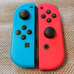 【美品純正完動品】任天堂 Nintendo Switch ジョイコン 青 赤⑤