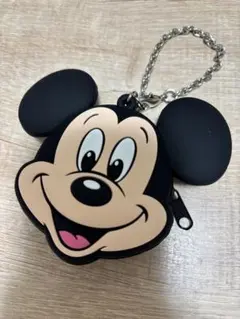【新品未使用】ミッキー　コインケース　バッグチャーム　シリコンケース