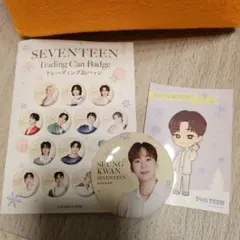 SEVENTEEN  缶バッジ　ステッカー スングァン　SEUNGKWAN