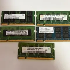 ジャンク】ノートPC用メモリ DDR3 1333 8GB 4GB 計6枚セット - メルカリ