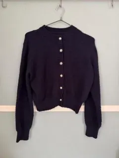 【カーディガン】ネイビー