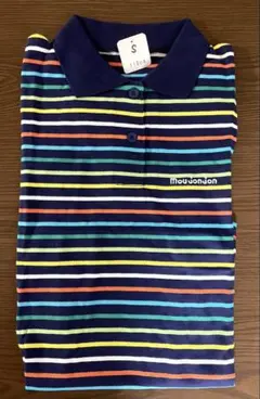 Moujonjon ストライプ ポロシャツ S