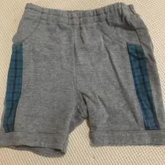 ファミリア  チェックハーフパンツ　70