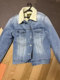 RESTORATION ボア襟 デニムジャケット