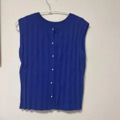 ロペピクニック　リブ編みノースリーブトップス