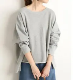 SLOBEIENA×Champion 別注グレー オーバーサイズ スウェット