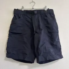 ユニクロブラック カーゴショートパンツ ウエスト調整可能Sサイズ