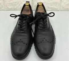 美品 コールハーン ウィングチップ ゼログランド レザー 27.0 ブラック