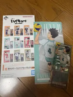 ハイキュー!! 一番くじ最強の挑戦者 岩泉一 チケットケース＆クリアカードセット