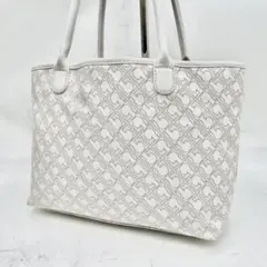 美品希少✨ゲラルディーニ トートバッグ ハンド 総柄 レザー　本革