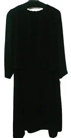 未使用☆洗濯OK☆前開き☆３シーズン用喪服☆１３号☆追加写真可です