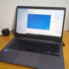 【値下げ可】ASUS ノートPC グレー Intel搭載 本体のサムネイル