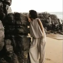 【新品タグ付き】完売　nala Linen like balloon tops