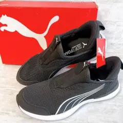 【新品✨】PUMA SOFTFOAM ブラック スリッポン