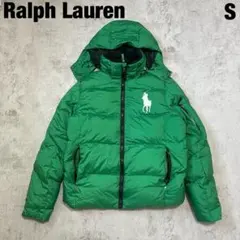 POLO RALPH LAUREN ダウンジャケット ビッグポニー グリーン S
