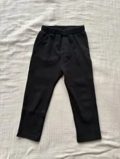 コムサイズム ブラックパンツ ゴムウエスト 80-90cm【着画あり】