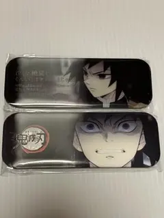 鬼滅の刃 冨岡 義勇 お楽しみくじ レンチキュラー 缶バッジ 2個セット