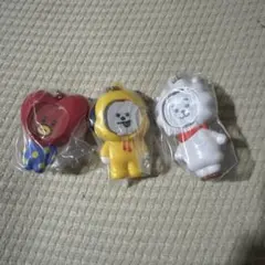 BT21 フォトフレームマスコット　RJ、TATA、CHIMMYセット