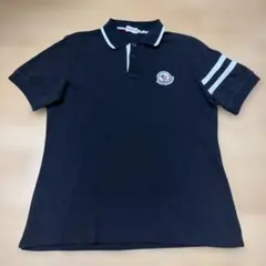 MONCLER モンクレール ポロシャツ ネイビー メンズ - メルカリ