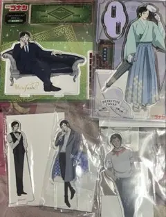 名探偵コナン 諸伏高明 アクスタ アクリルスタンド 長椅子 コナンカフェ