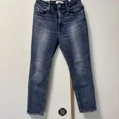 ストレートデニム Mサイズ ダークブルー