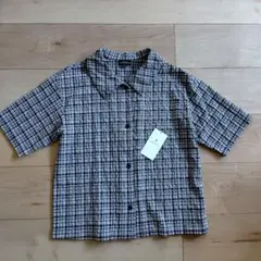 green label relaxing チェック柄 半袖シャツ L