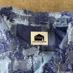 青系 チェック柄 長袖ネルシャツ y2k archive