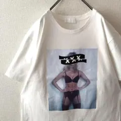 人気デザイン☆ゴッドセレクション ビッグロゴ ビッグプリント Tシャツ Ｌのサムネイル