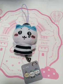 即日発送　ハチワレ　囚人　捕まっちゃった！　パペット　指人形