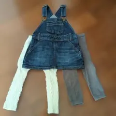 GAP デニムサロペットスカート 18-24M