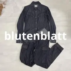 日本製　blutenblatt リネン　デニム　セットアップ　シャツ　パンツのサムネイル