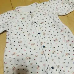 familiar 総柄 2wayオール カバーオール