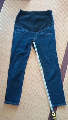 無印Mサイズ　マタニティデニム