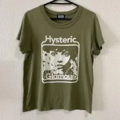 ヒステリックグラマー ガールプリント Tシャツ ボルドー フリーサイズ
