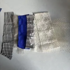 リボン　ハギレセット 多様な色と素材