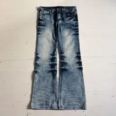 00's vintage デザイン　フレアデニム　アーカイブ　y2k グランジ