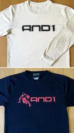 AND1 アンドワン バスケ Tシャツ M.L 2枚セット