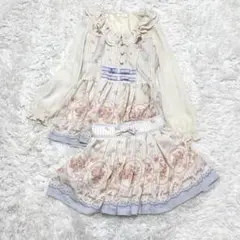 リズリサ　ストライプ　ワンピース　セットアップ　スカート