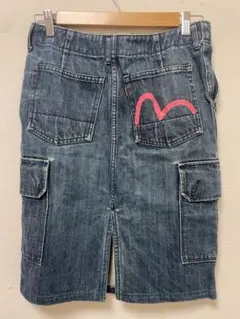 ✴️デッドストック⚛️♥新品タグ付き♥⚛️ EVISU DONNAエビスドンナスカート EVISU donna エヴィス ドンナ ミニスカート サイズ38 希少