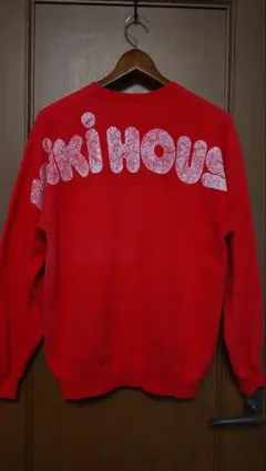 miki HOUSE レッド トレーナー M ヴィンテージ