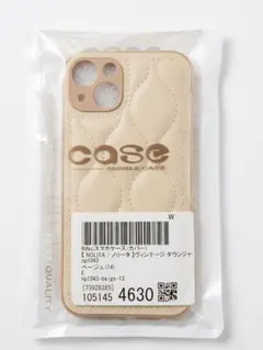 NOLITA iPhoneケース ヴィンテージ ダウンジャケット風 ベージュ