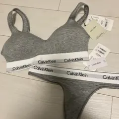 Calvin Klein ブラジャーショーツセット グレー
