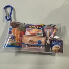 ガチャ詰めポーチ 青