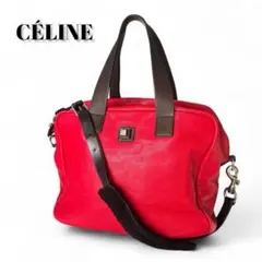 希少✨CÉLINE セリーヌ レザー 2way ミニボストン フィービー期 旅行