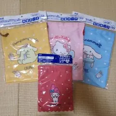 サンリオ巾着とミニ巾着ポーチ4個セット　 ノベルティ