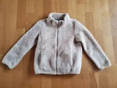 【ユニクロ】ボアフリース 130cm ベージュ
