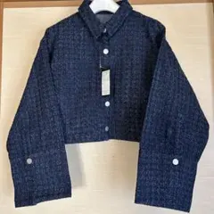 デニムショートシャツ