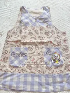 エプロン ドラミちゃん ドラえもん 保育士 大人 M〜L