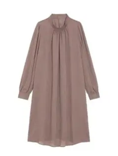 【未使用】GU シアードットドレス