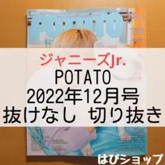 ジャニーズJr. POTATO 2022年12月号 抜けなし 切り抜き
